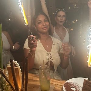 Beige/ green olives set skirt set with top super cute